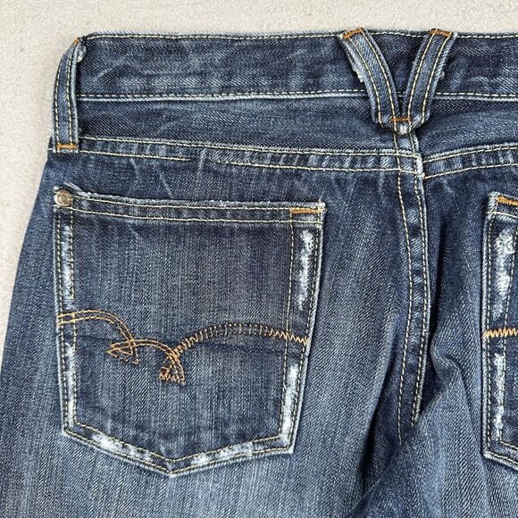 Miss Me Marilyn Jeans Womens 26 Blue Denim‎ Bootcut Dark Wash Low Rise Pants - Picture 16 of 16